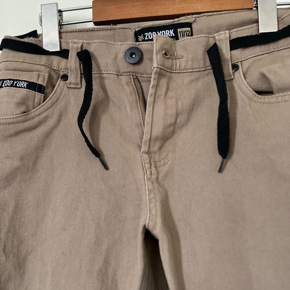 Zoo York 11/12 tan slim leg trousers - Picture 2 of 6